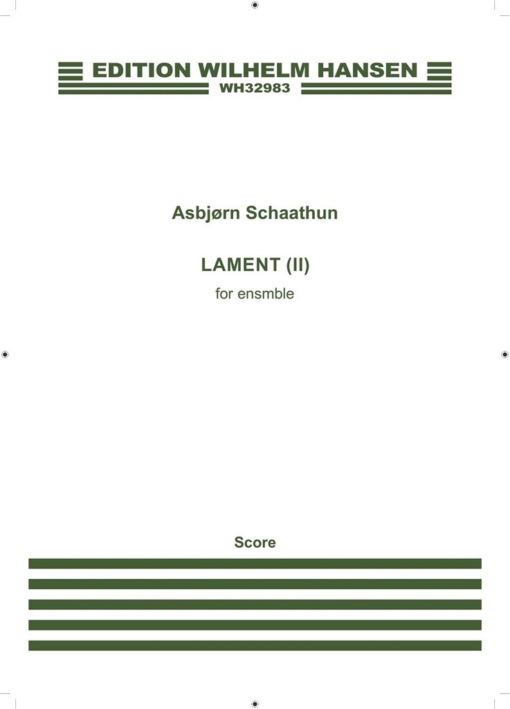 Lament (II) (Full Score)